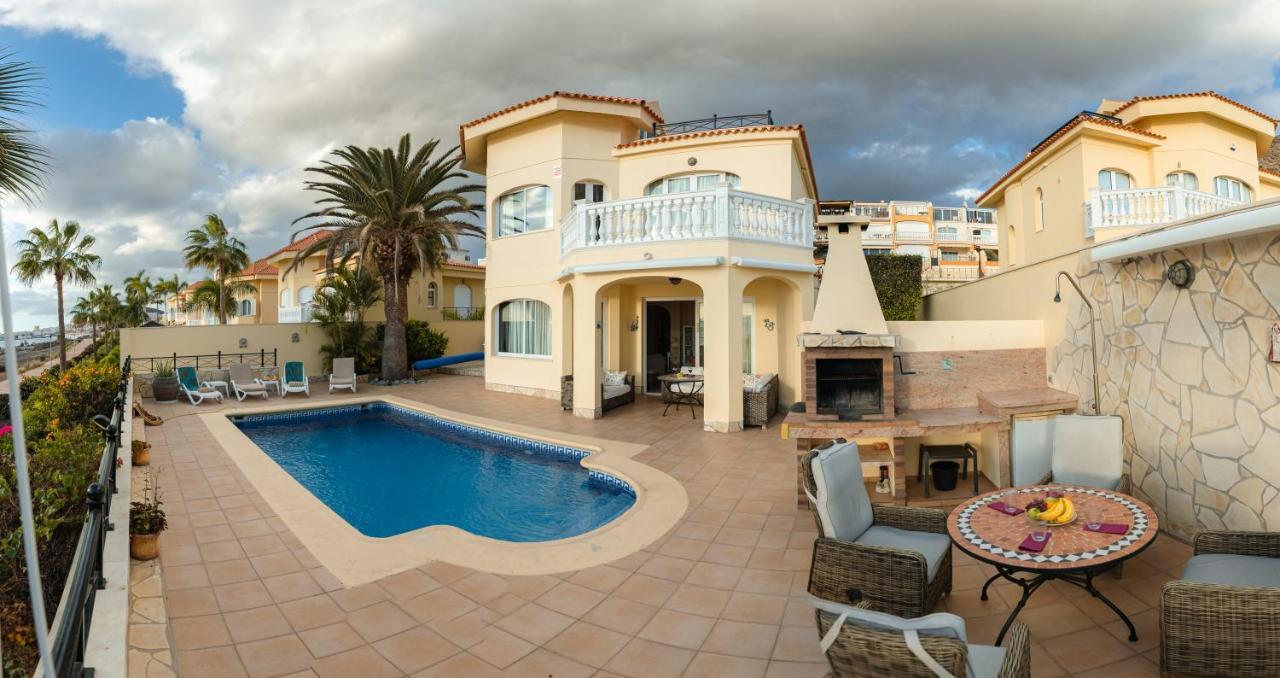 Villa Faya On The First Ocean Line With New Heated Pool Los Cristianos  Ngoại thất bức ảnh