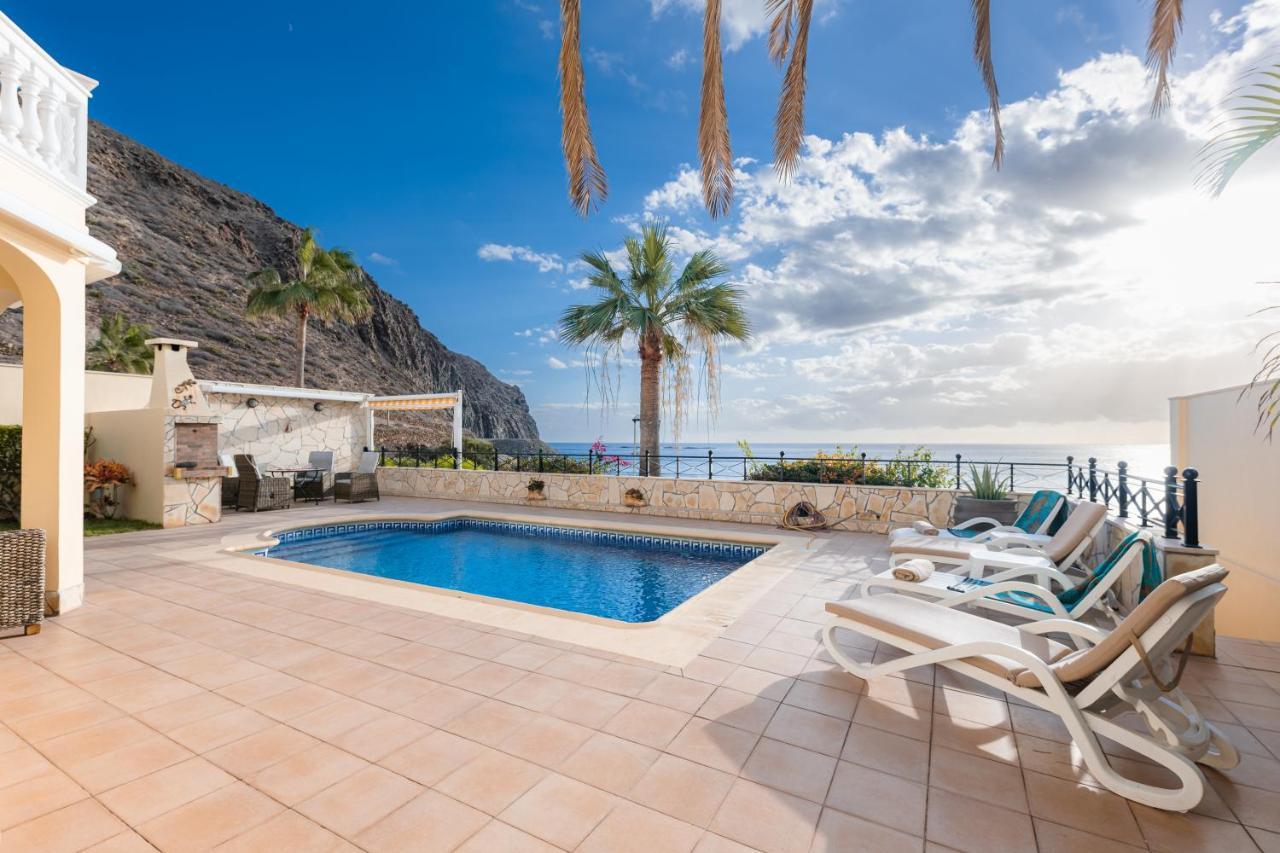 Villa Faya On The First Ocean Line With New Heated Pool Los Cristianos  Ngoại thất bức ảnh